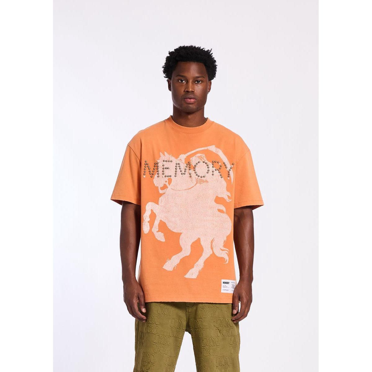 Memory Lane | Studded Tee - Orange