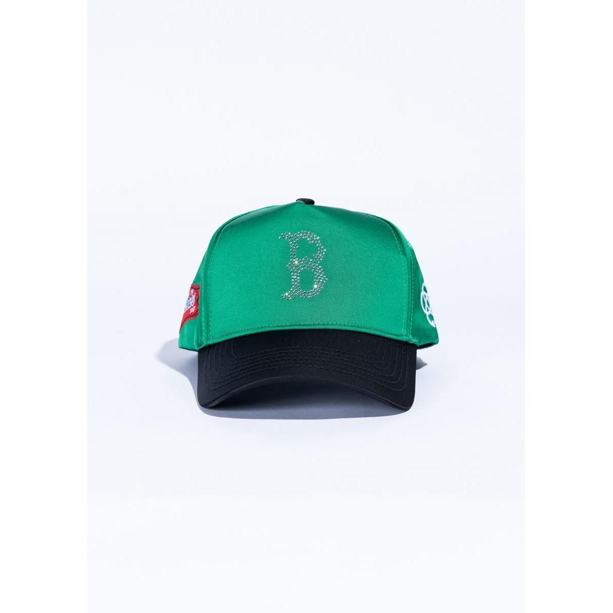 Reference | Celtox Crystals Hat - Green Satin