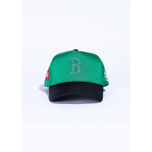 Reference | Celtox Crystals Hat - Green Satin