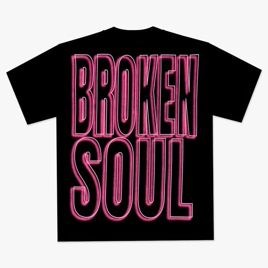 X-Hostile | Broken Soul Tee - Black/Pink