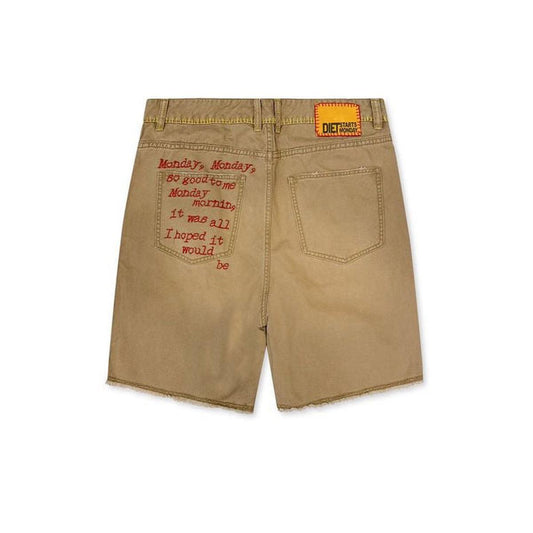 Diet Starts Monday | Monday Canvas Shorts - Tan