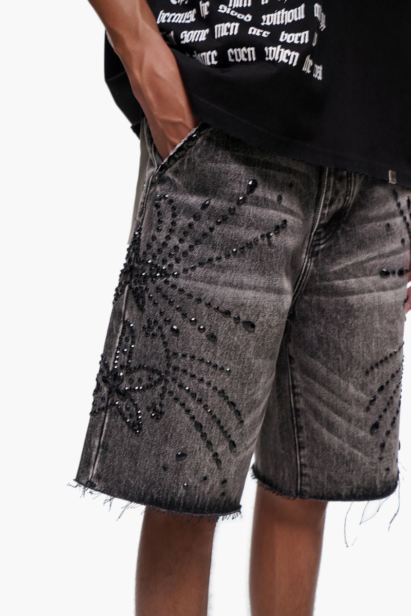 Trnchs | Venom Jorts - Grey Wash
