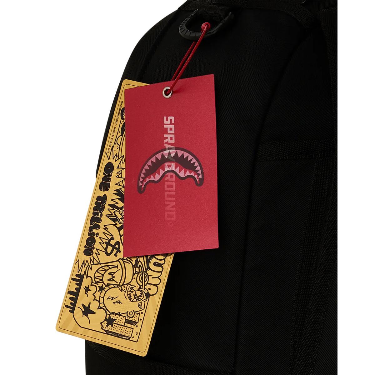 Sprayground Central 2 Black/White Backpack