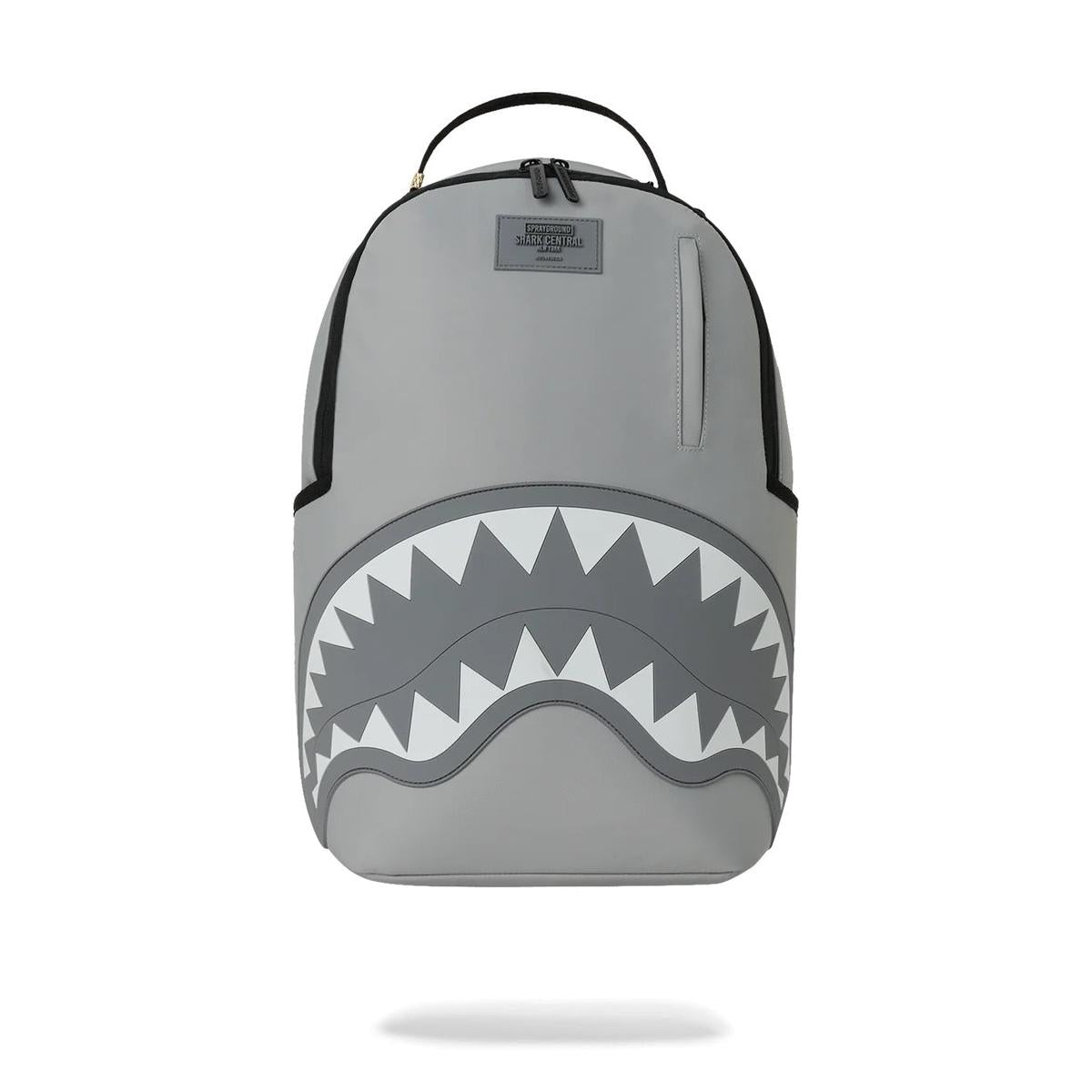 Sprayground Central Shark Tonal Gray Nylon Backpack