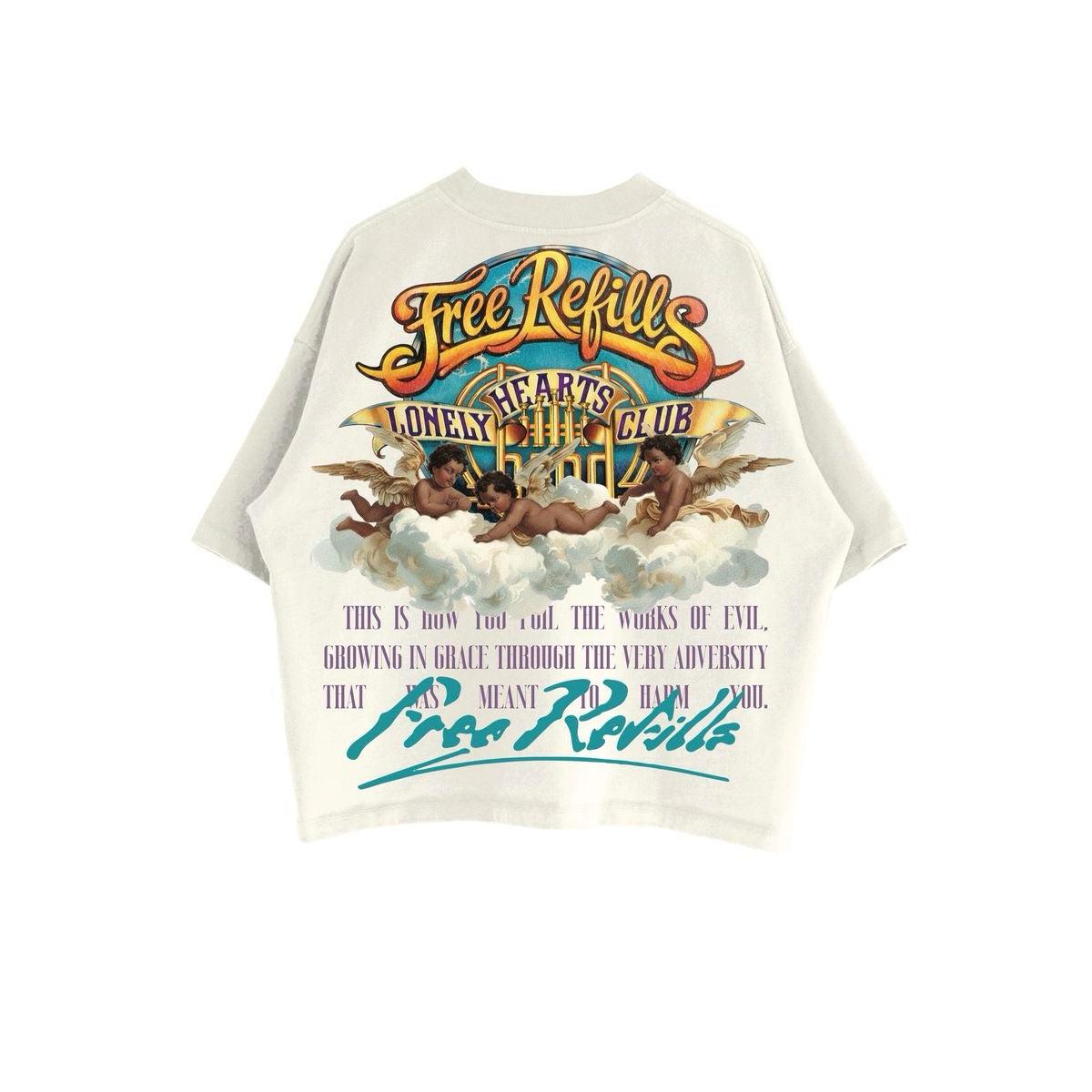 Free Refills | Lonely Hearts Tee - Cream