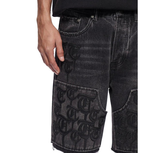 Trnchs | Script Jorts - Black Wash