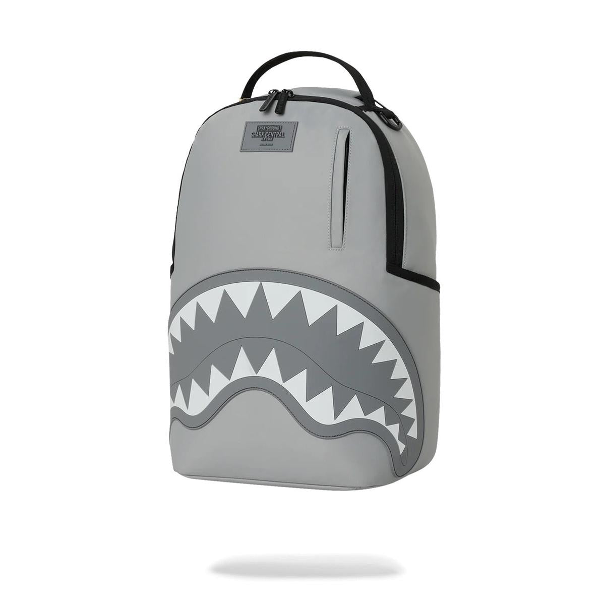Sprayground Central Shark Tonal Gray Nylon Backpack