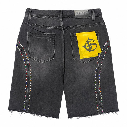 GFTD | Fisk Jorts - Black Wash