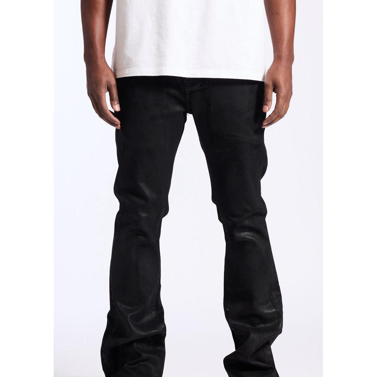 Embellish | Raider Stacked Pants - Black Wax