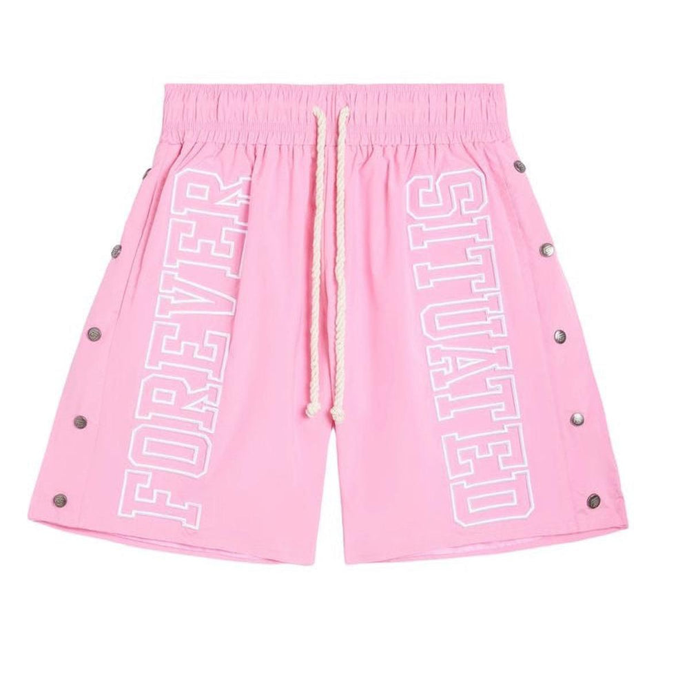 Forever Situated | Nylon Shorts - Pink