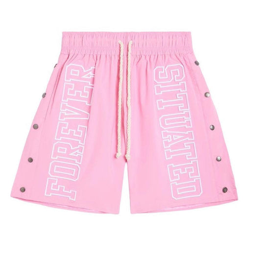 Forever Situated | Nylon Shorts - Pink