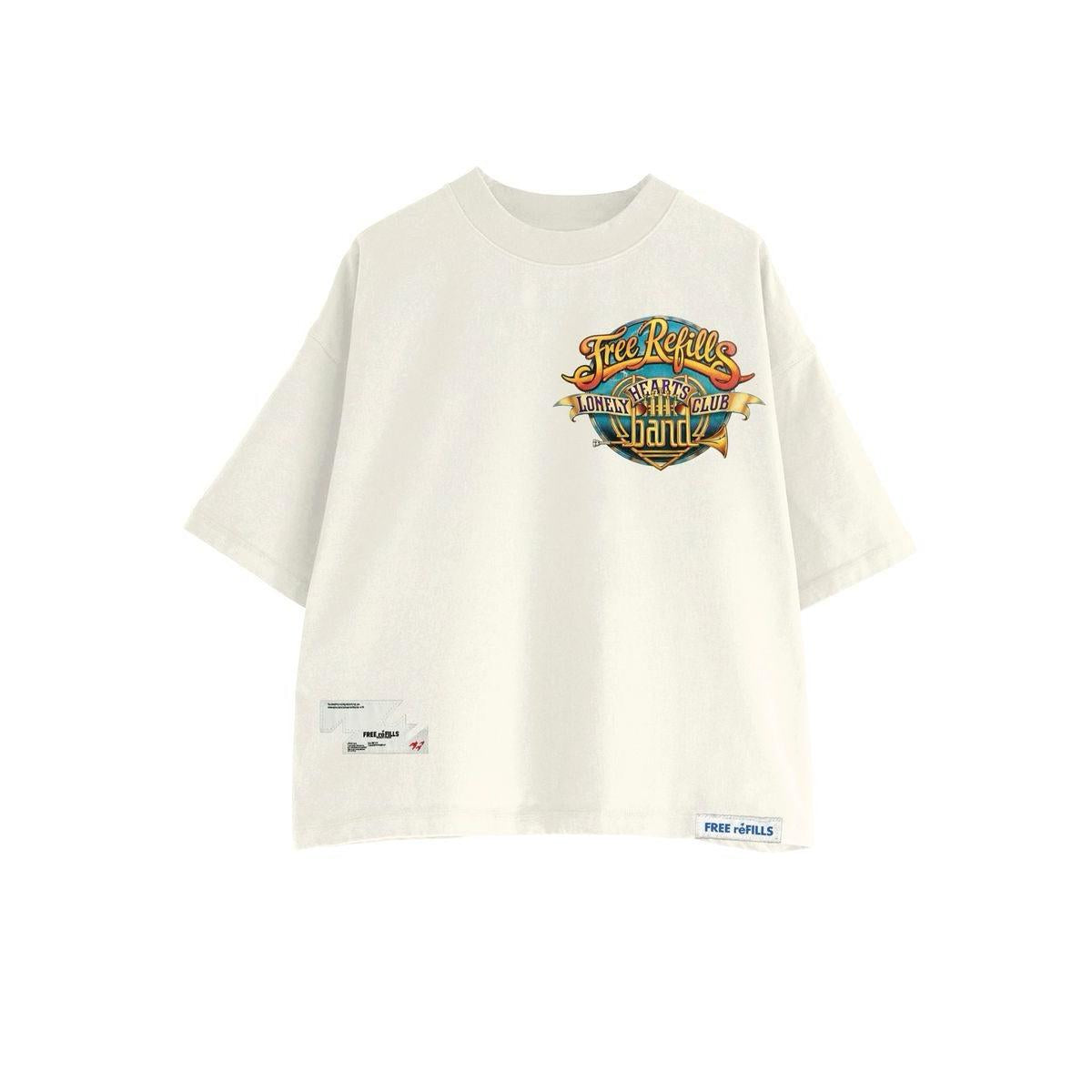 Free Refills | Lonely Hearts Tee - Cream