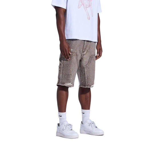 Crysp Denim | Crystal Jorts - Brown
