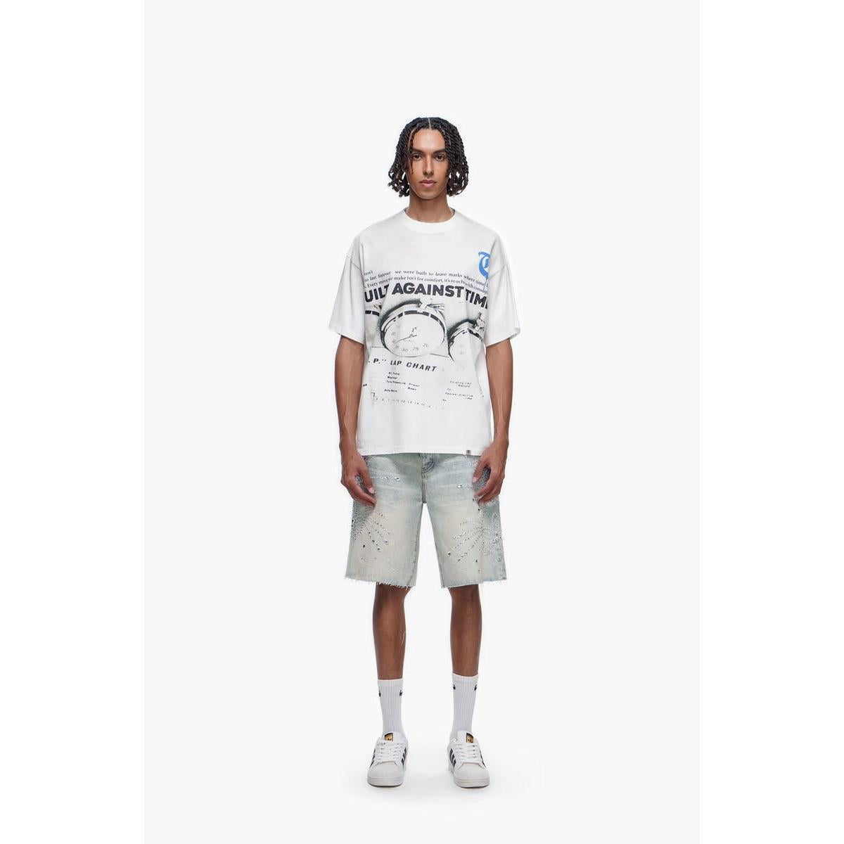 Trnchs | Venkel Jorts - Light Blue Wash