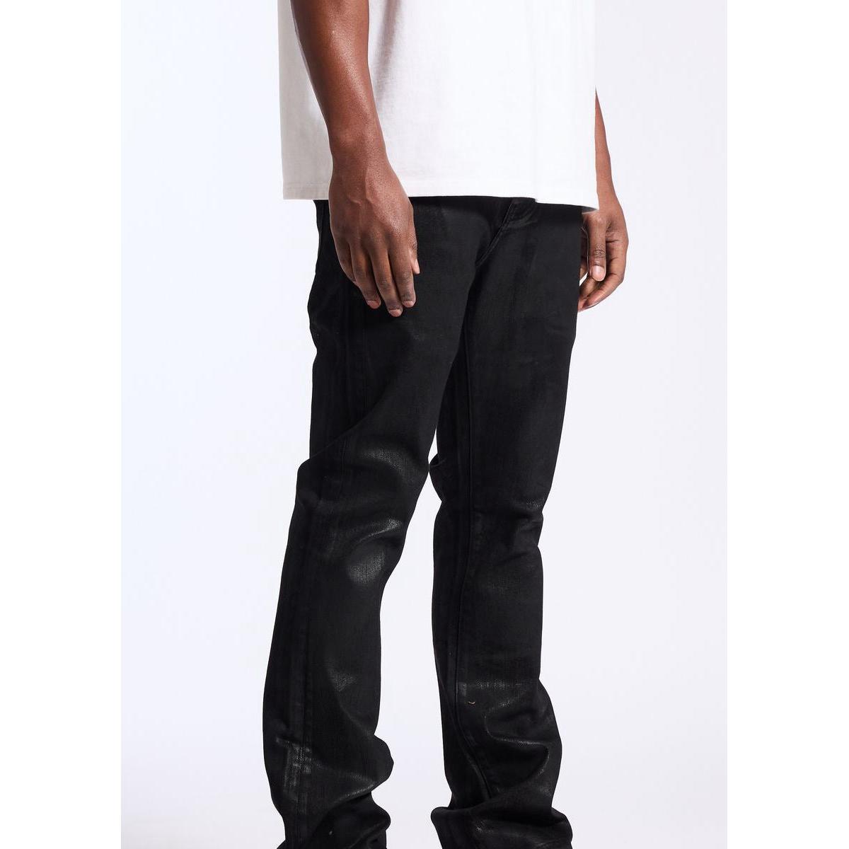 Embellish | Raider Stacked Pants - Black Wax