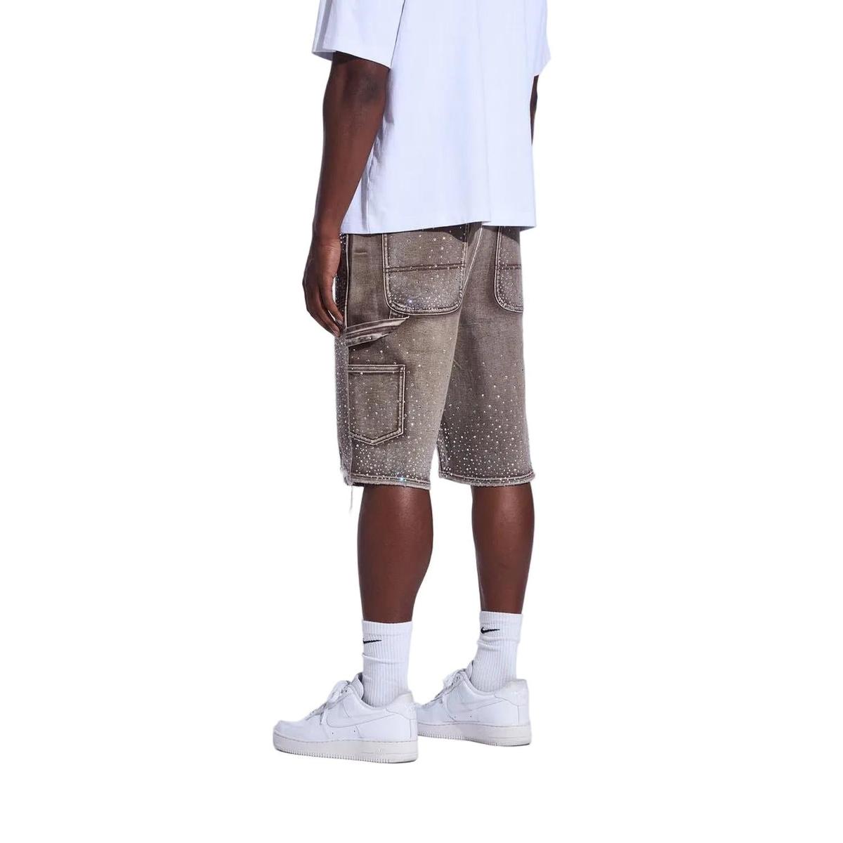 Crysp Denim | Crystal Jorts - Brown