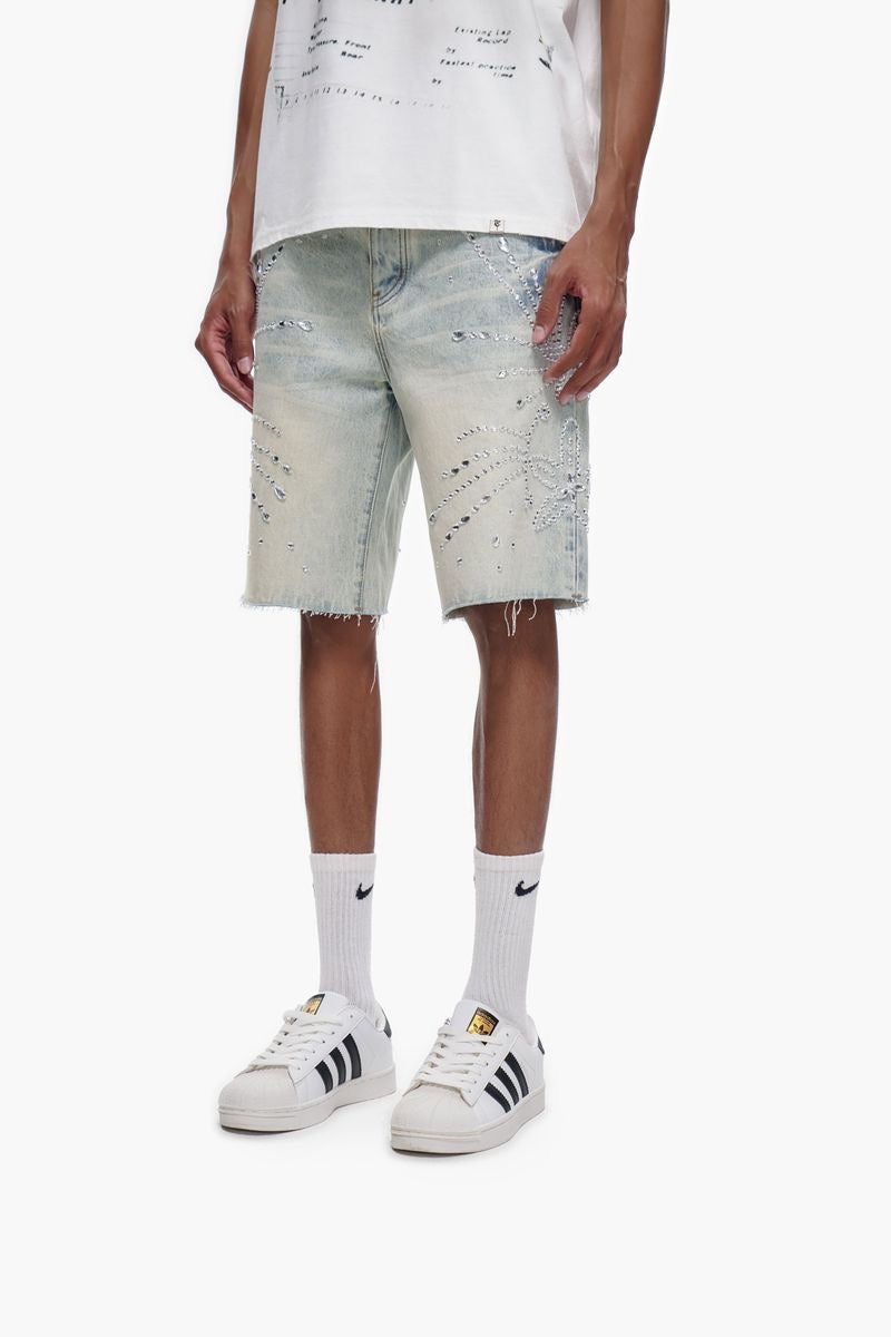 Trnchs | Venkel Jorts - Light Blue Wash