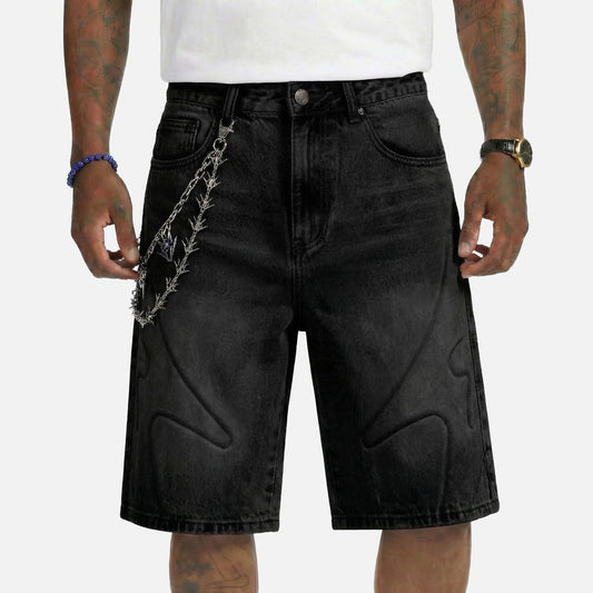 Melee | Shogun Embossed Denim Jorts