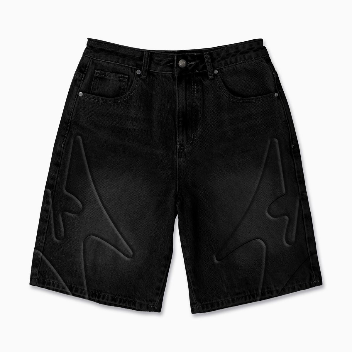 Melee | Shogun Embossed Denim Jorts