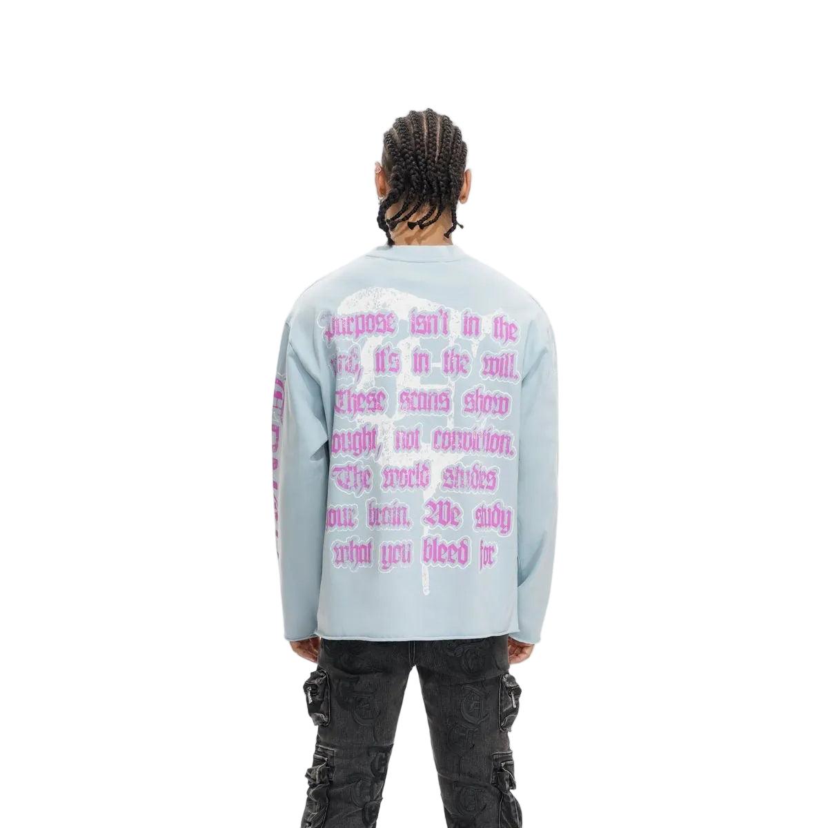 Trnchs | Mindset Long Sleeve Tee - Blue
