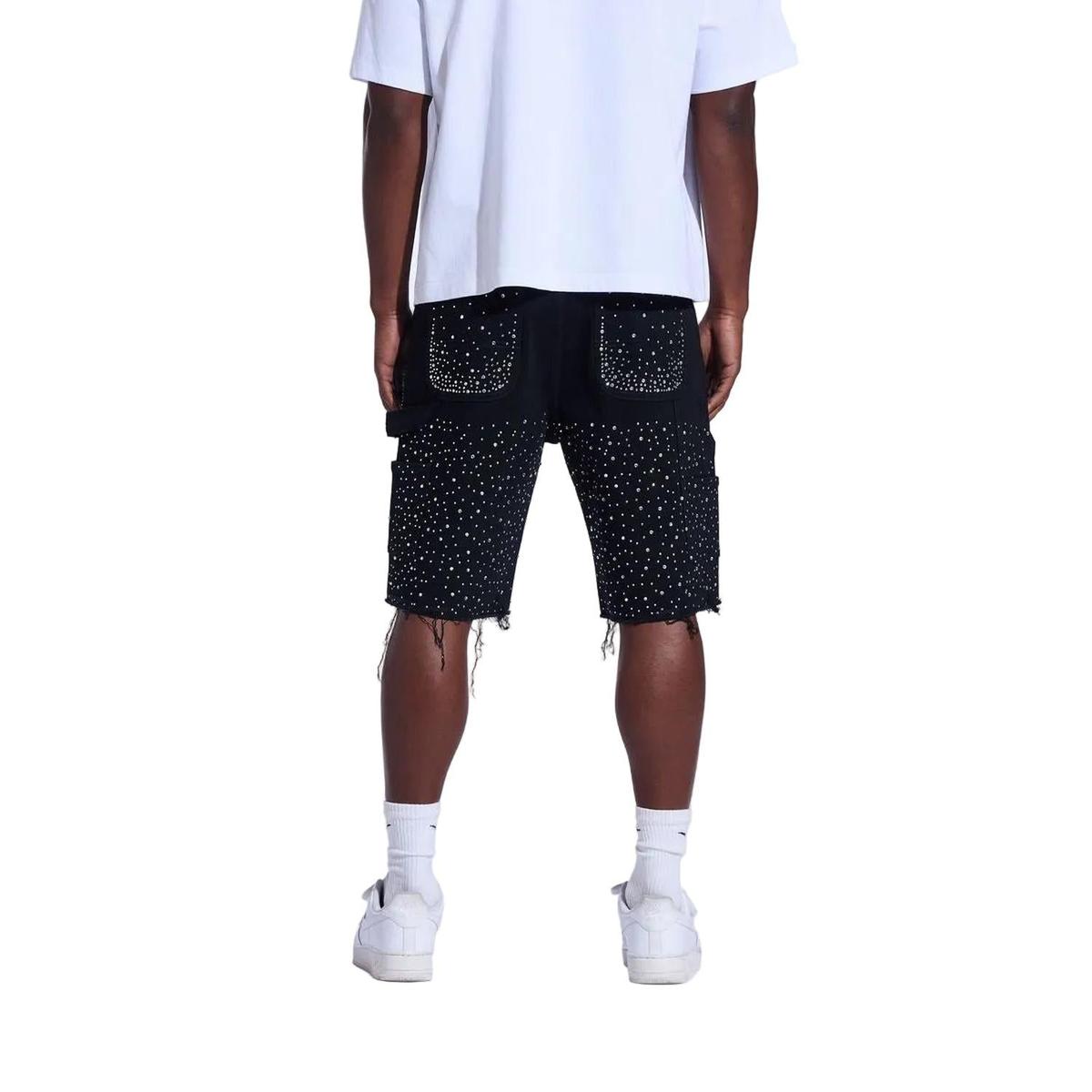 Crysp Denim | Crystal Jorts - Black