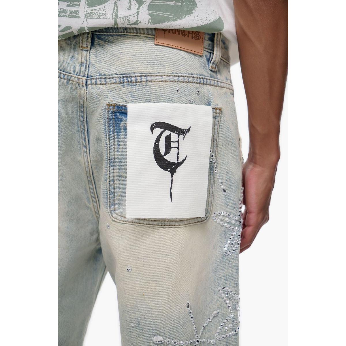 Trnchs | Venkel Jorts - Light Blue Wash