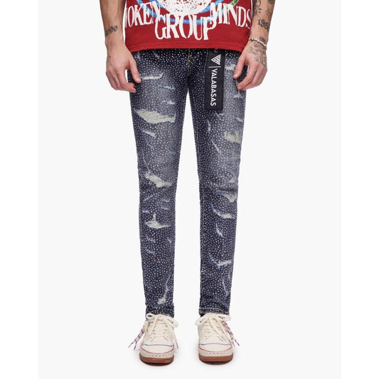 Valabasas | Stagger Skinny - Dark Blue Wash
