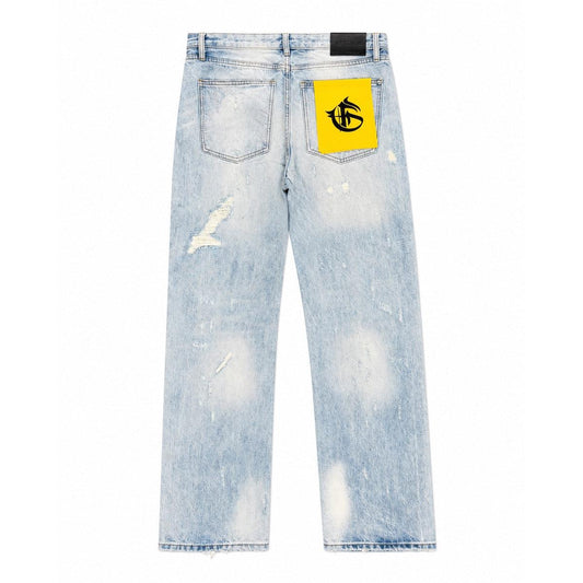 GFTD LA | Damien Baggy Denim - Light Wash