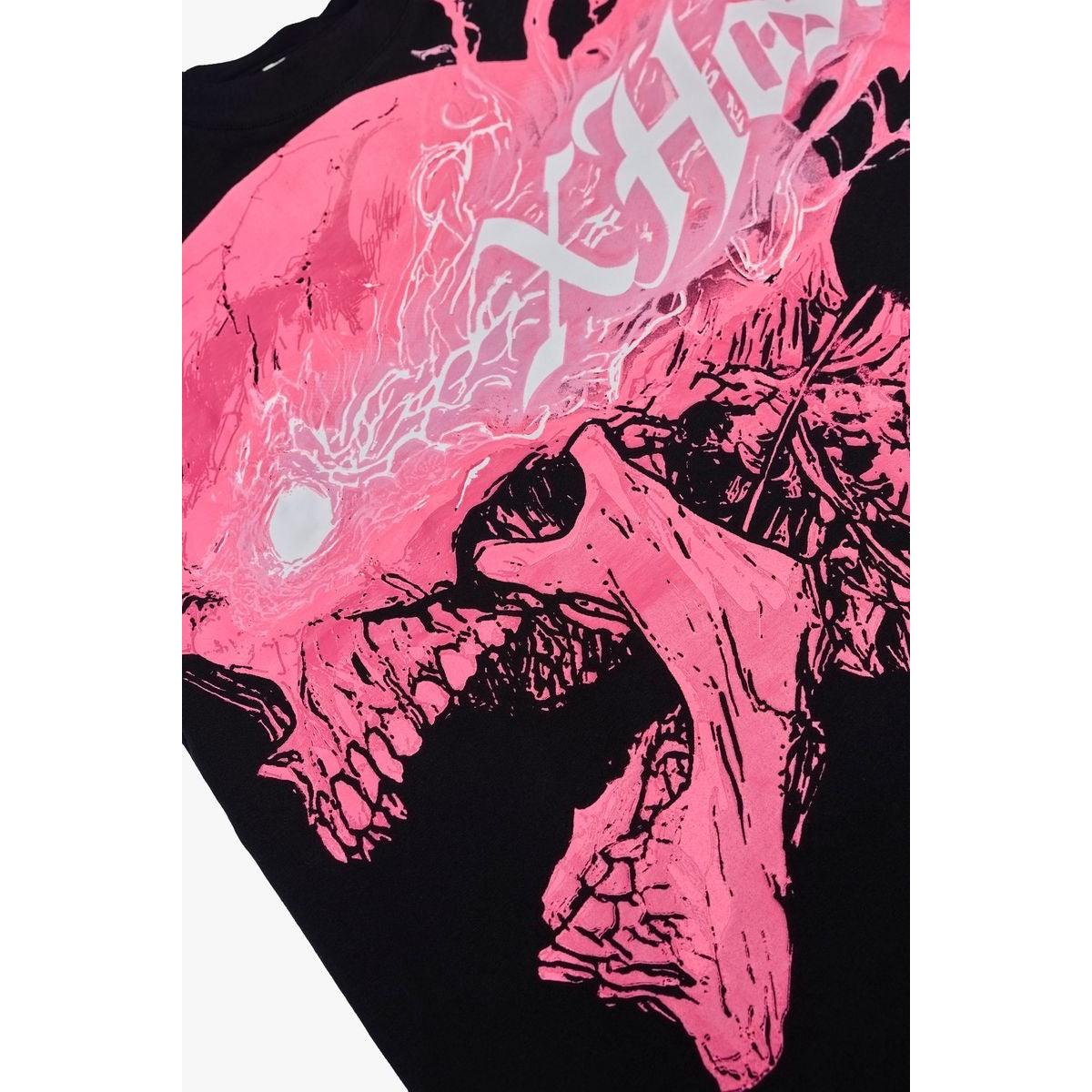 X-Hostile | Broken Soul Tee - Black/Pink