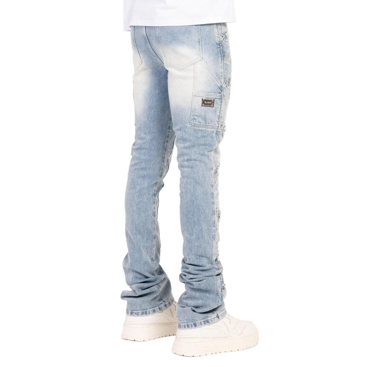 Guapi | Aqua Blue Spider Denim