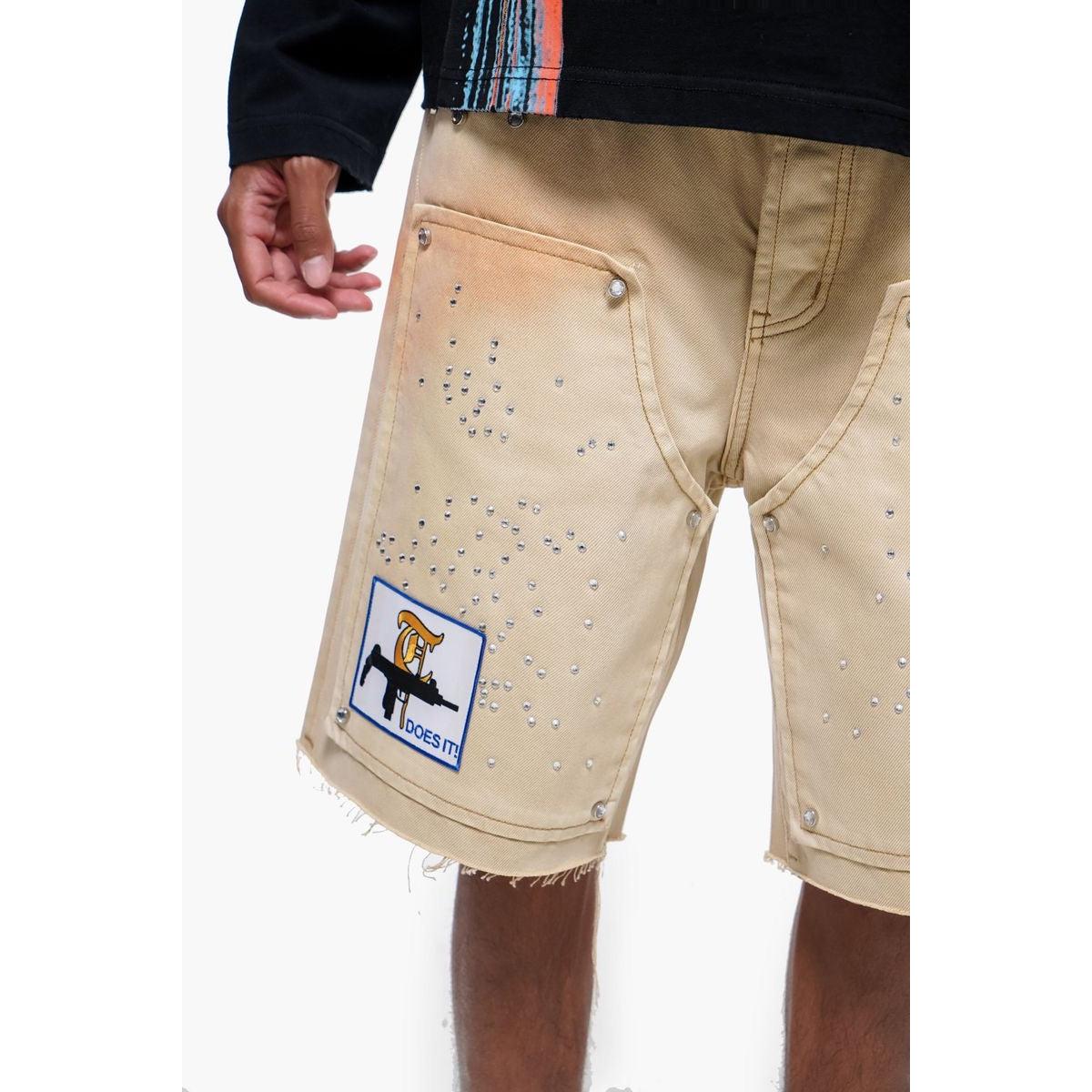 Trnchs | Operater Khaki Jorts - Khaki Wash