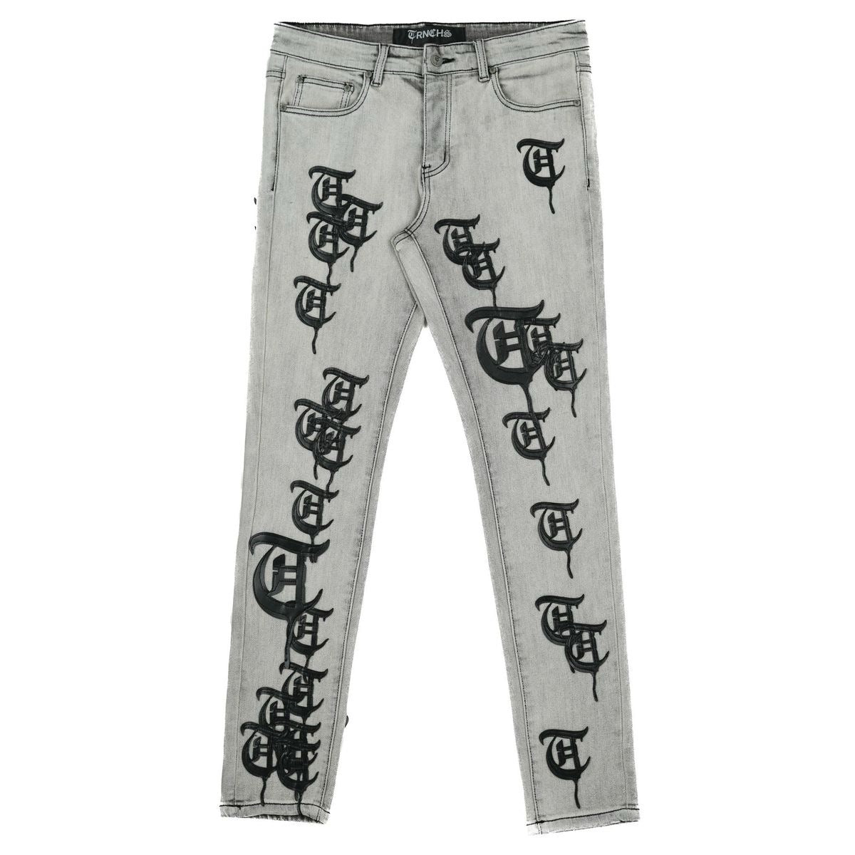 Trnchs | Kalib Skinny - Light Grey Wash