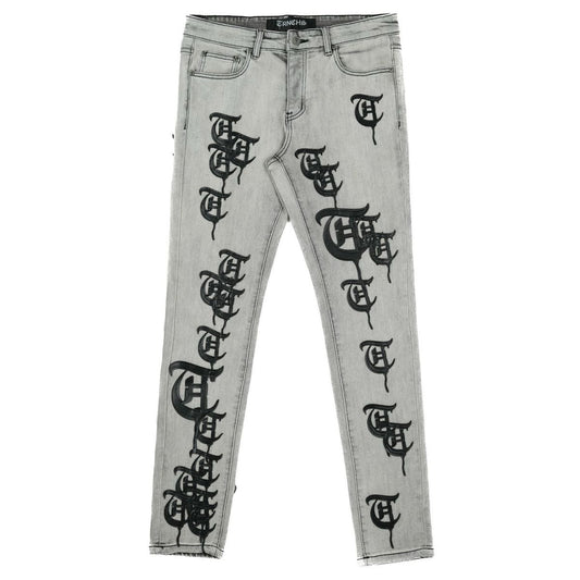 Trnchs | Kalib Skinny - Light Grey Wash