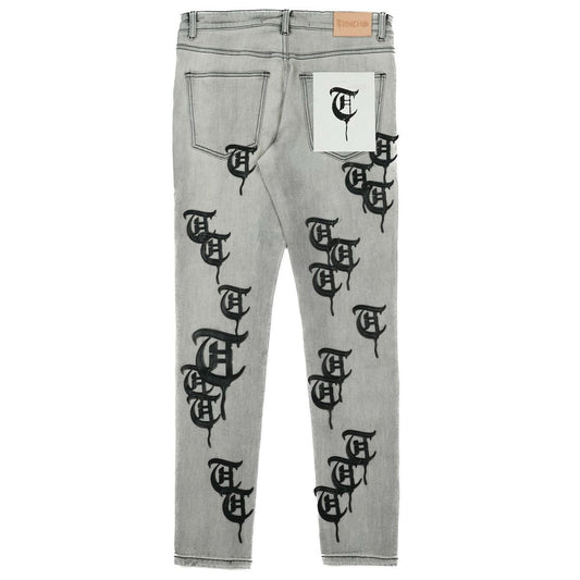 Trnchs | Kalib Skinny - Light Grey Wash