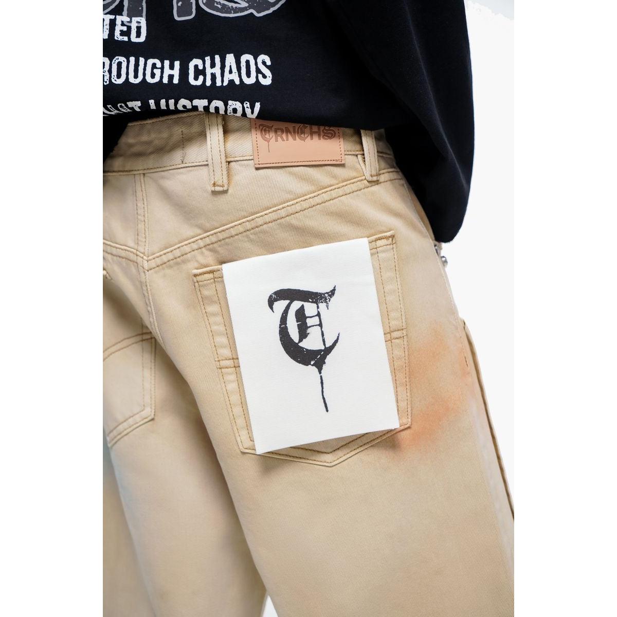 Trnchs | Operater Khaki Jorts - Khaki Wash