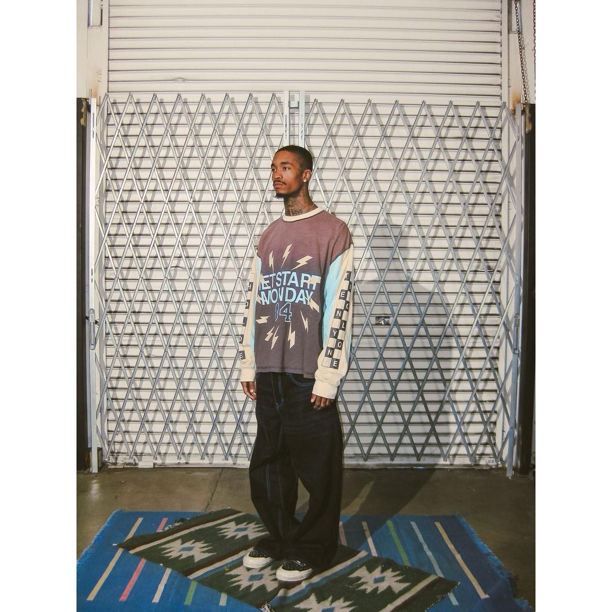 Diet Starts Monday | Bolt Panel Long Sleeve Tee