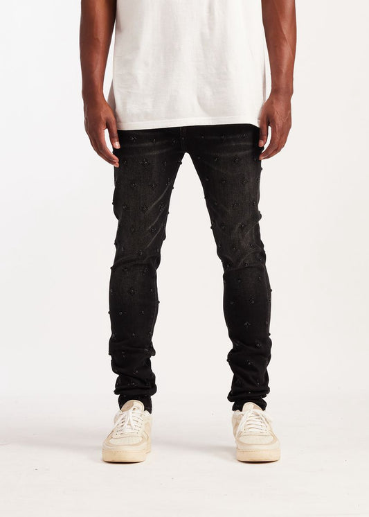 Embellish Cygnus Skinny in Washed Black — 6 Rings Boutique