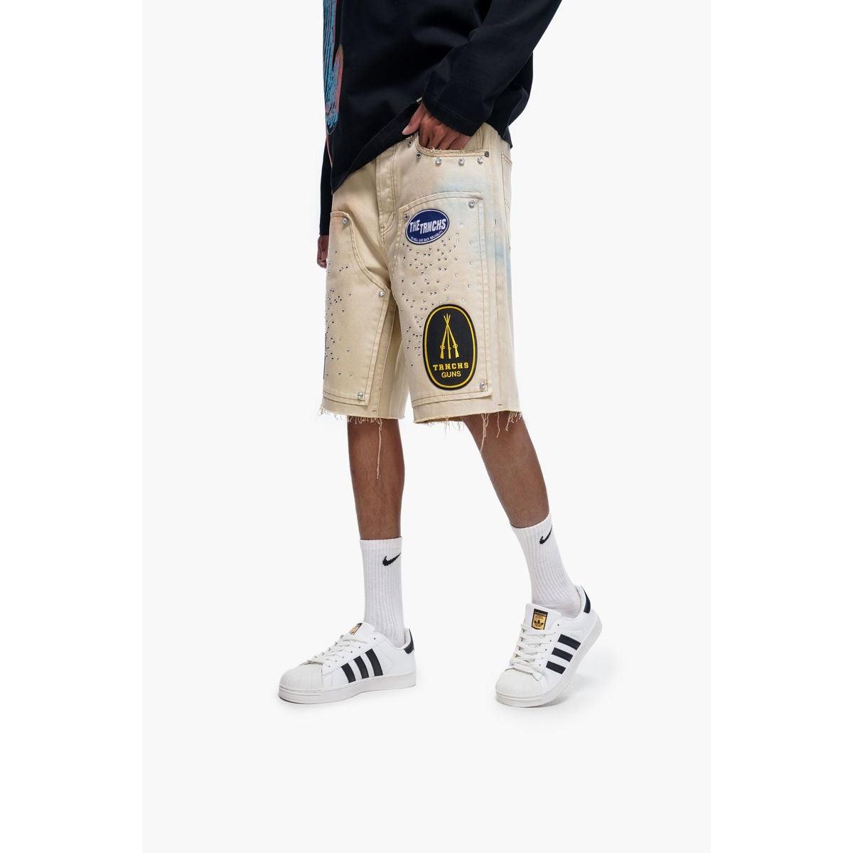 Trnchs | Operater Khaki Jorts - Khaki Wash