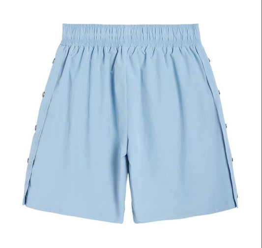 Forever Situated | Nylon Shorts - Baby Blue