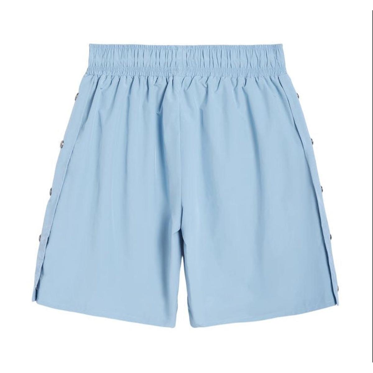 Forever Situated | Nylon Shorts - Baby Blue