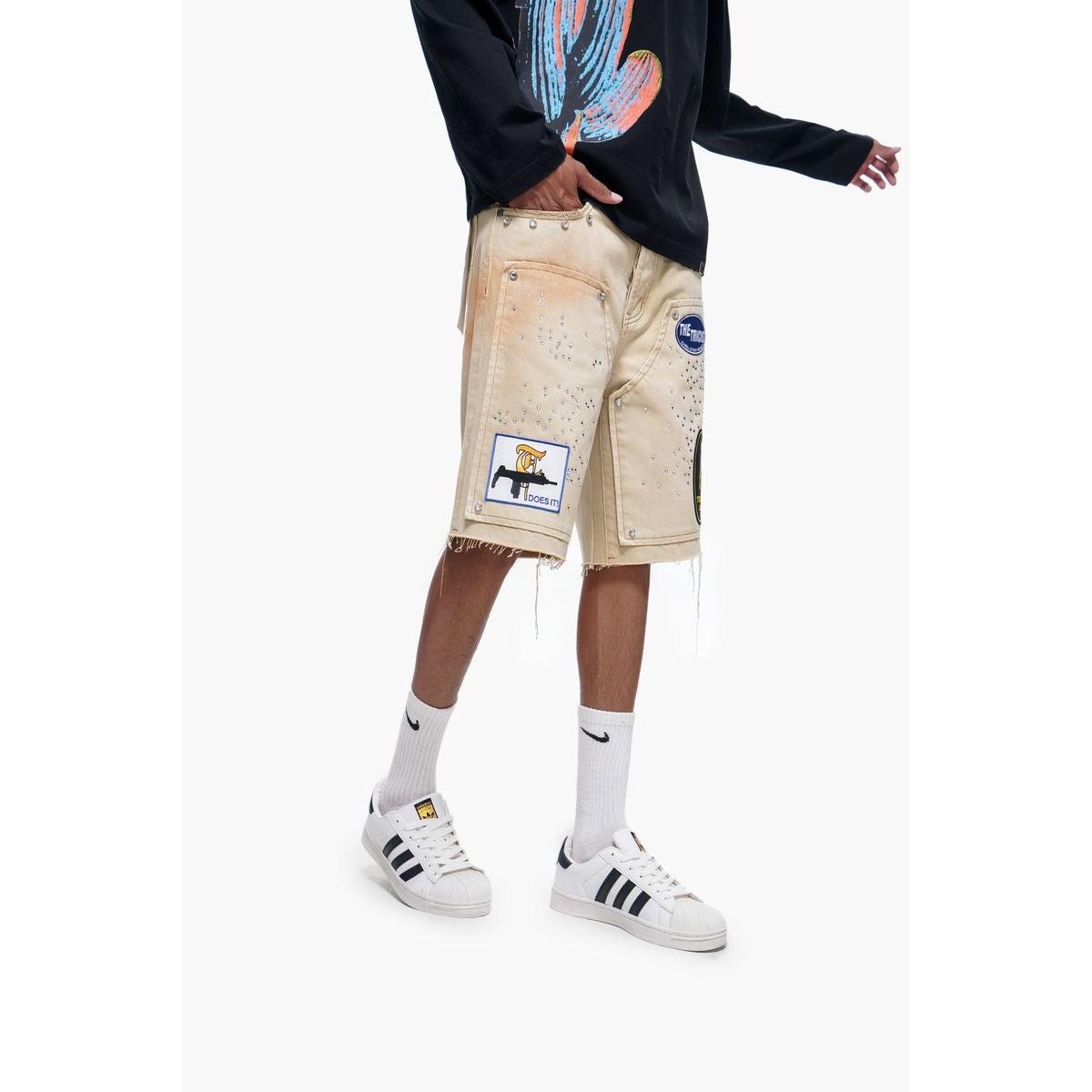 Trnchs | Operater Khaki Jorts - Khaki Wash