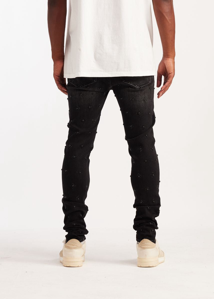 Embellish | Cygnus Skinny - Washed Black