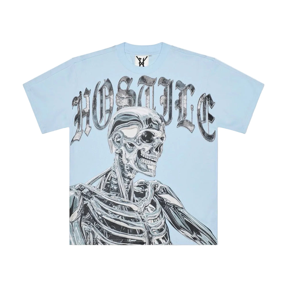 X-Hostile | Chrome Skeleton - Sky Blue