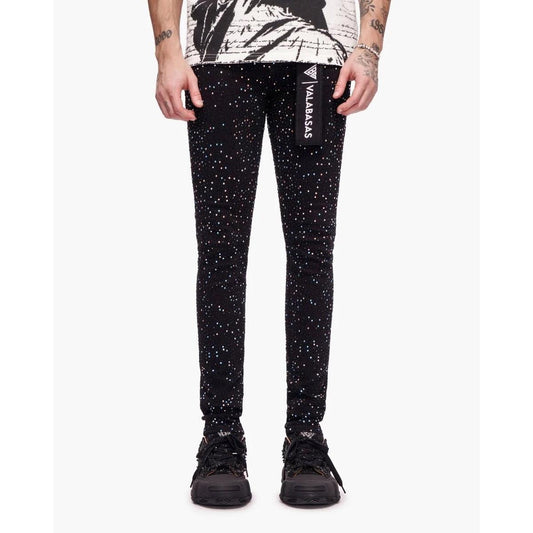 Valabasas | Stagger Skinny Jeans - Black