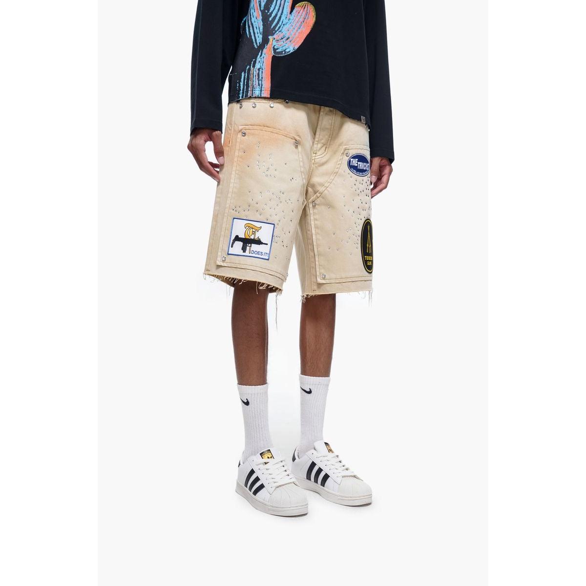 Trnchs | Operater Khaki Jorts - Khaki Wash