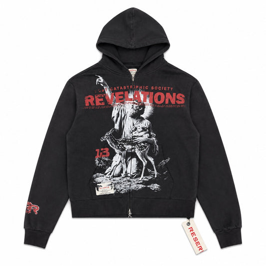 Reserve | Society Zip Up Hoodie - Black