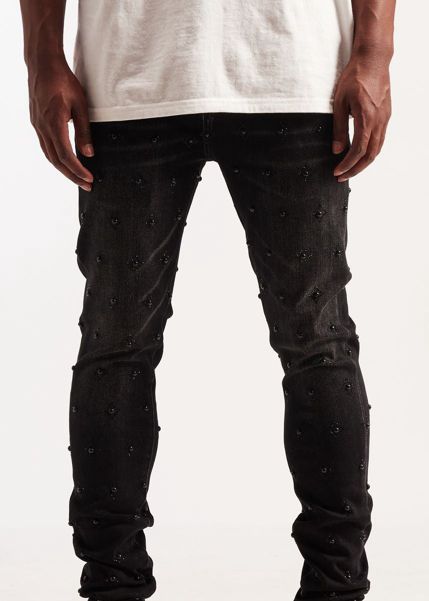 Embellish | Cygnus Skinny - Washed Black