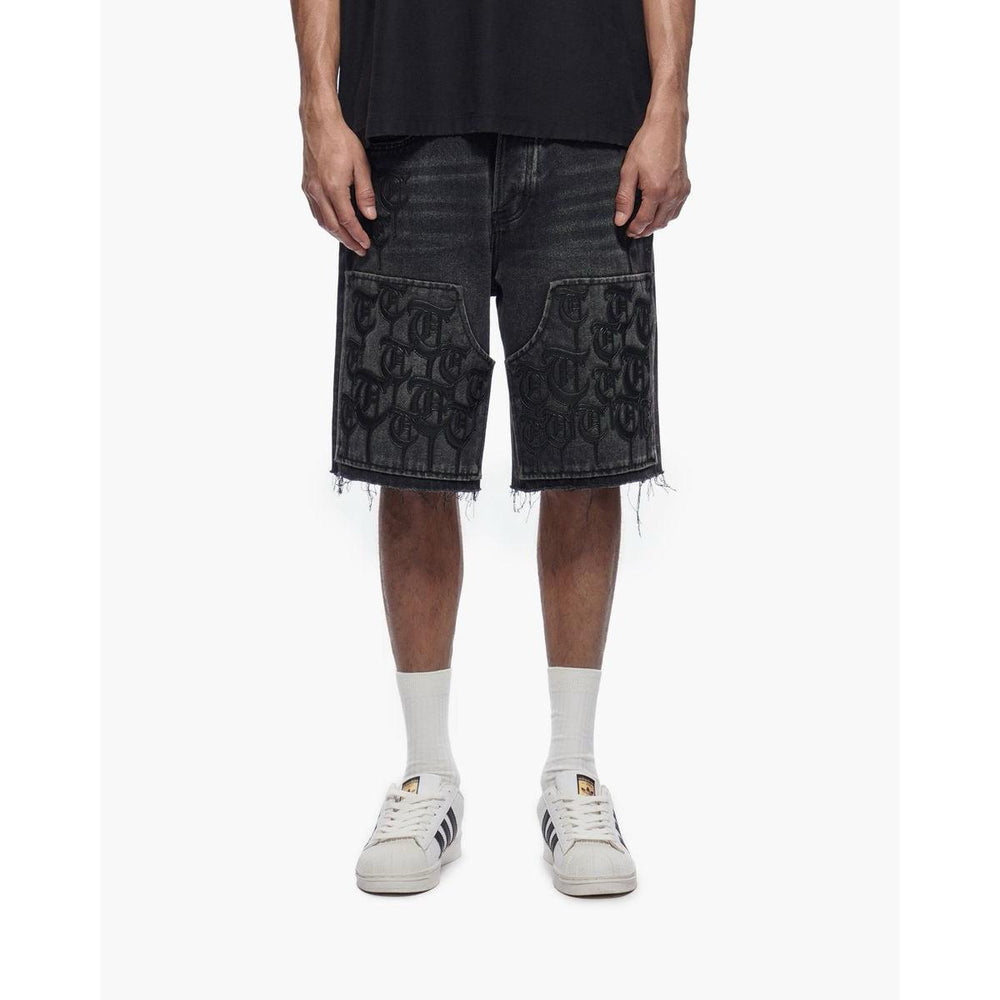 Trnchs | Script Jorts - Black Wash