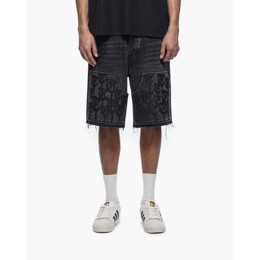 Trnchs | Script Jorts - Black Wash
