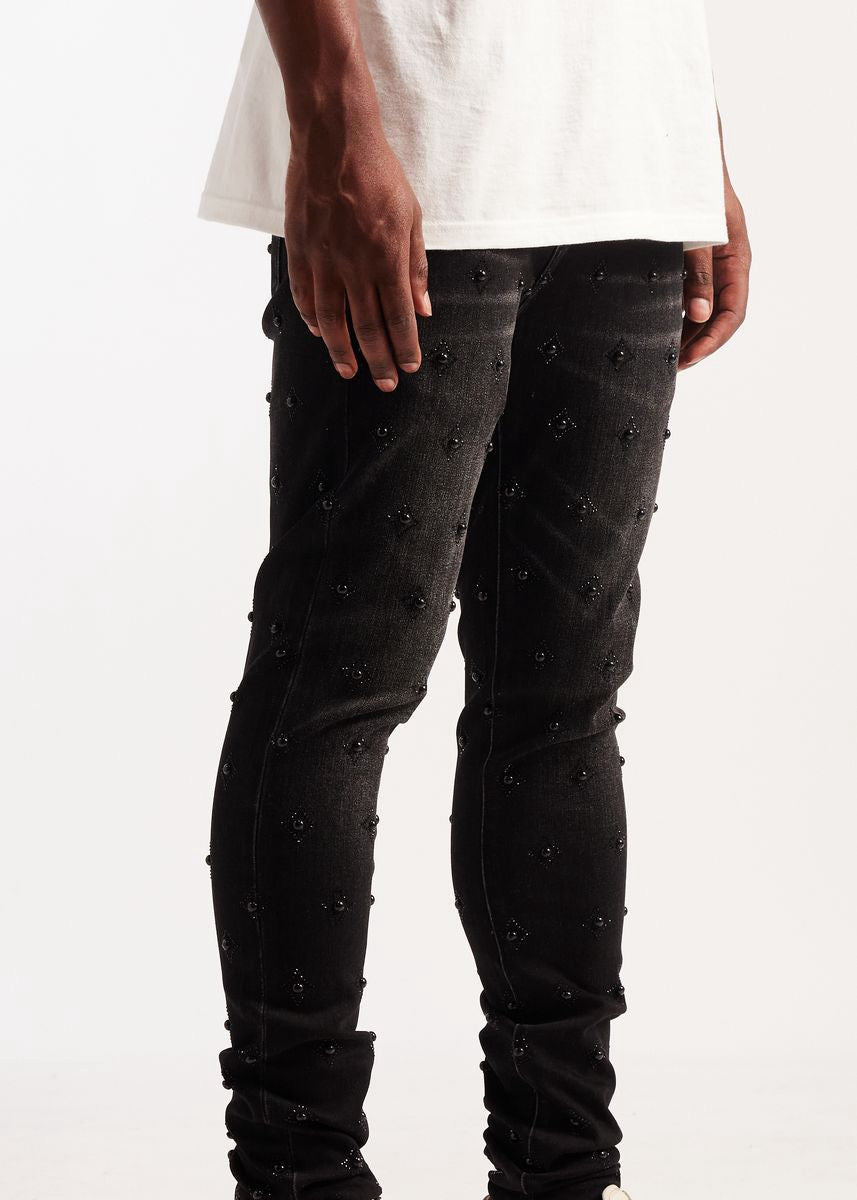 Embellish | Cygnus Skinny - Washed Black